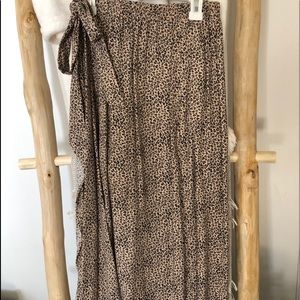Midi leopard Skirt